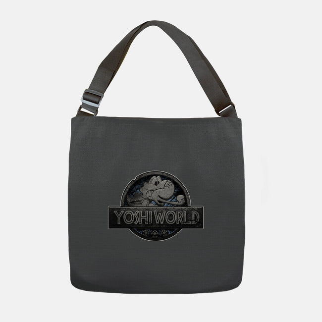 Green Dino World-None-Adjustable Tote-Bag-Samuel