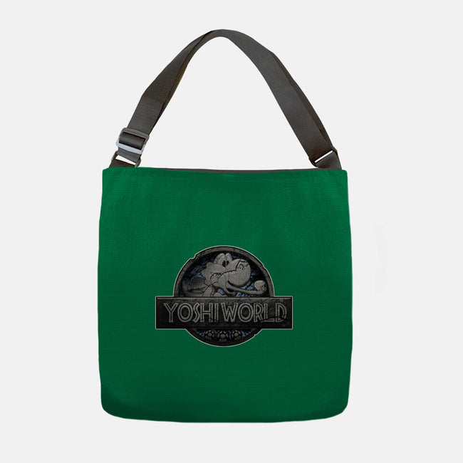 Green Dino World-None-Adjustable Tote-Bag-Samuel