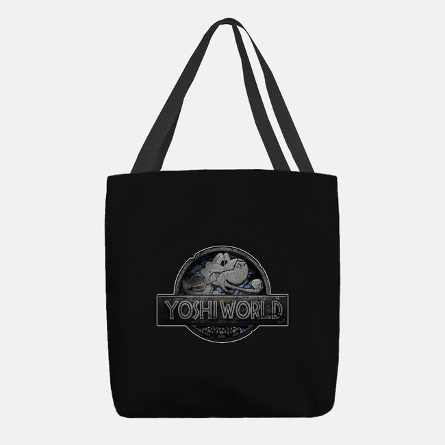 Green Dino World-None-Basic Tote-Bag-Samuel