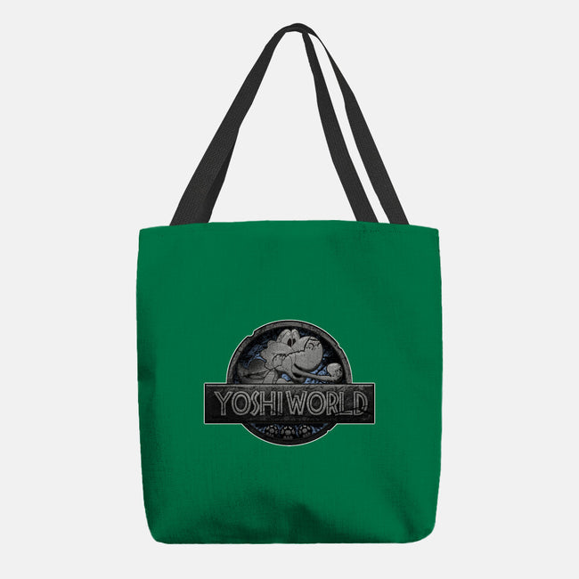 Green Dino World-None-Basic Tote-Bag-Samuel