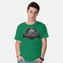 Green Dino World-Mens-Basic-Tee-Samuel