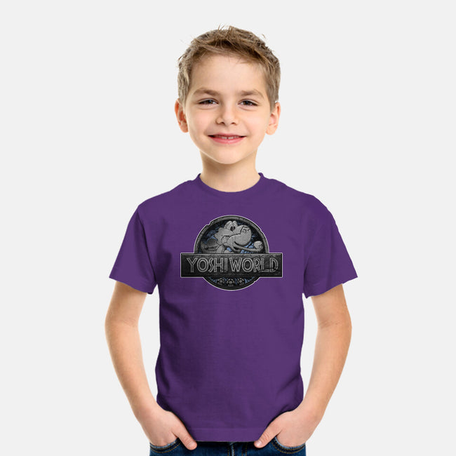 Green Dino World-Youth-Basic-Tee-Samuel