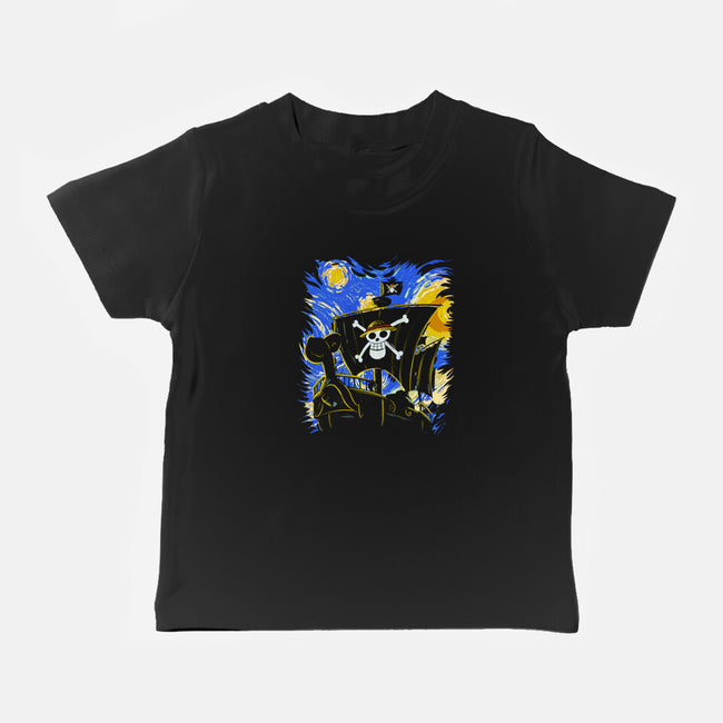 Starry Night Merry-Baby-Basic-Tee-fanfabio