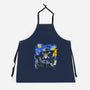 Starry Night Merry-Unisex-Kitchen-Apron-fanfabio