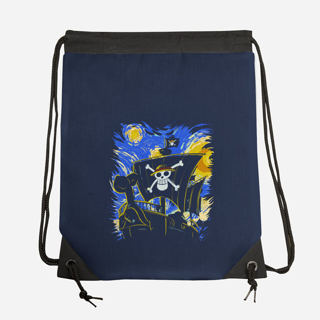 Starry Night Merry-None-Drawstring-Bag-fanfabio