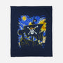 Starry Night Merry-None-Fleece-Blanket-fanfabio