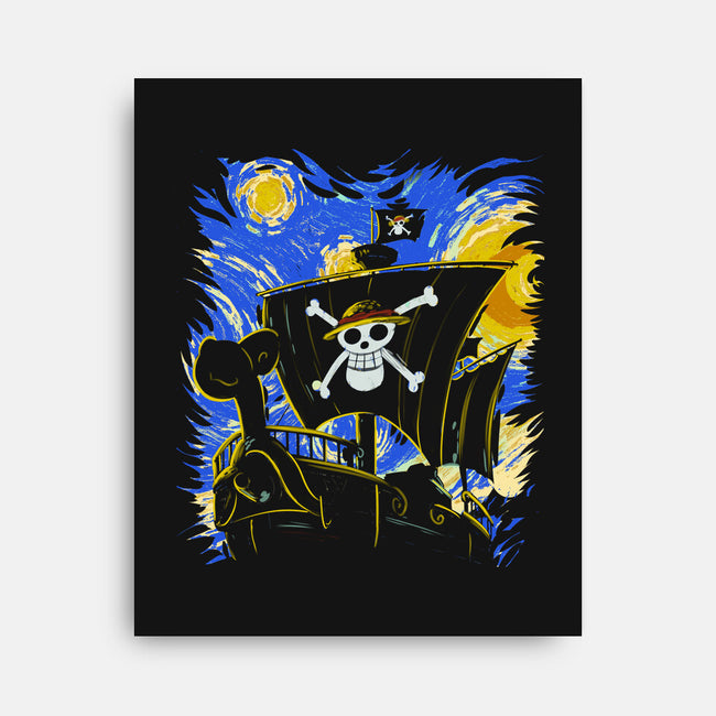 Starry Night Merry-None-Stretched-Canvas-fanfabio