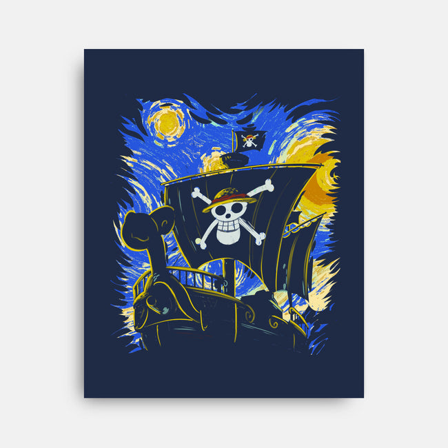 Starry Night Merry-None-Stretched-Canvas-fanfabio