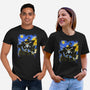 Starry Night Merry-Unisex-Basic-Tee-fanfabio