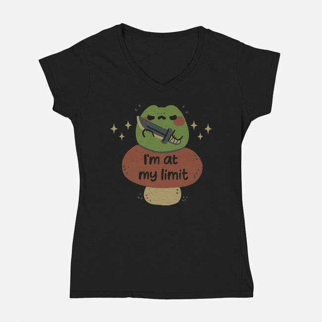 I'm At My Limit-Womens-V-Neck-Tee-xMorfina