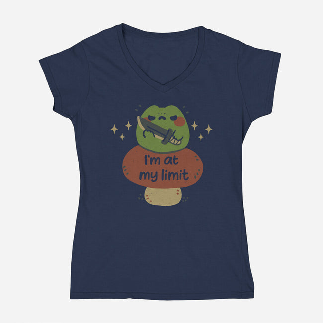 I'm At My Limit-Womens-V-Neck-Tee-xMorfina