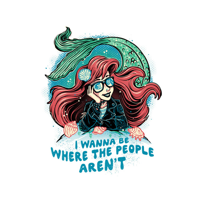 I Wanna Be Where The People Aren't-None-Fleece-Blanket-glitchygorilla