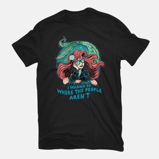 I Wanna Be Where The People Aren't-Mens-Premium-Tee-glitchygorilla