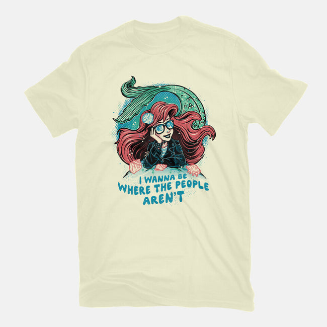 I Wanna Be Where The People Aren't-Mens-Basic-Tee-glitchygorilla