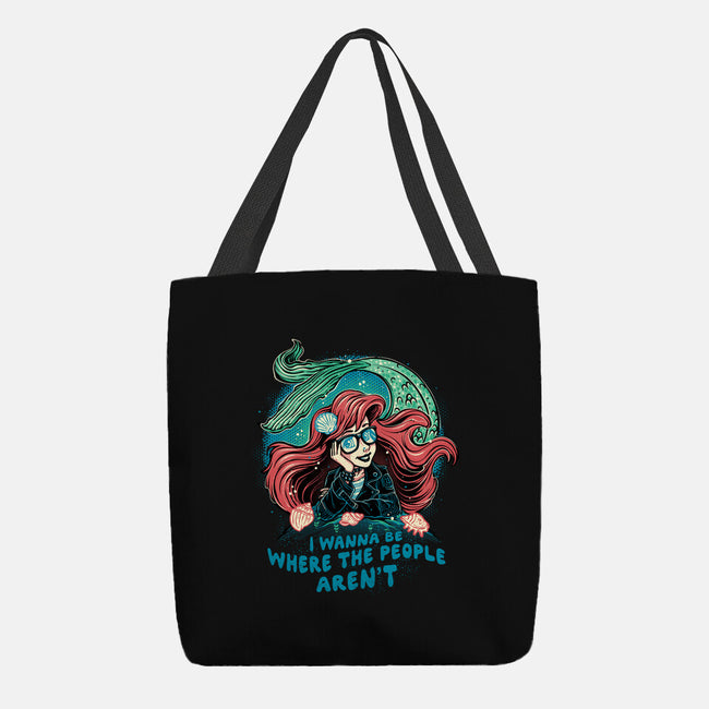 I Wanna Be Where The People Aren't-None-Basic Tote-Bag-glitchygorilla