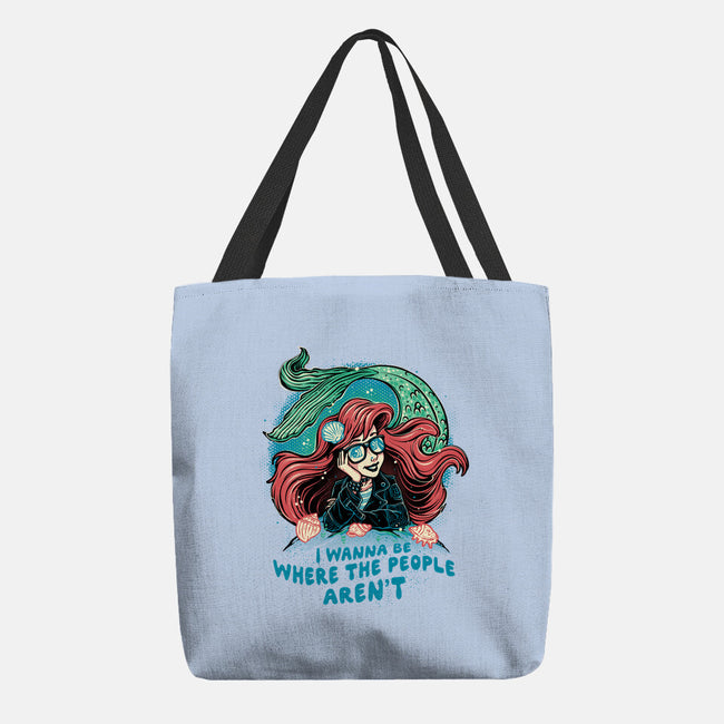 I Wanna Be Where The People Aren't-None-Basic Tote-Bag-glitchygorilla