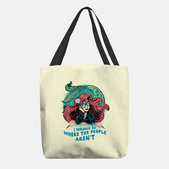 I Wanna Be Where The People Aren't-None-Basic Tote-Bag-glitchygorilla