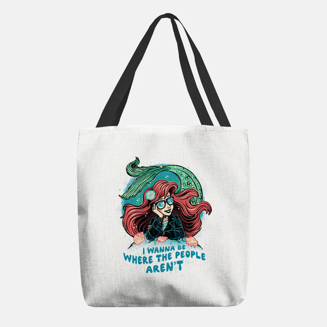 I Wanna Be Where The People Aren't-None-Basic Tote-Bag-glitchygorilla