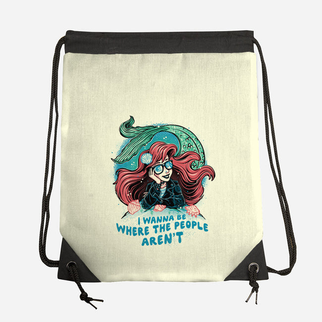 I Wanna Be Where The People Aren't-None-Drawstring-Bag-glitchygorilla