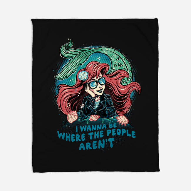 I Wanna Be Where The People Aren't-None-Fleece-Blanket-glitchygorilla