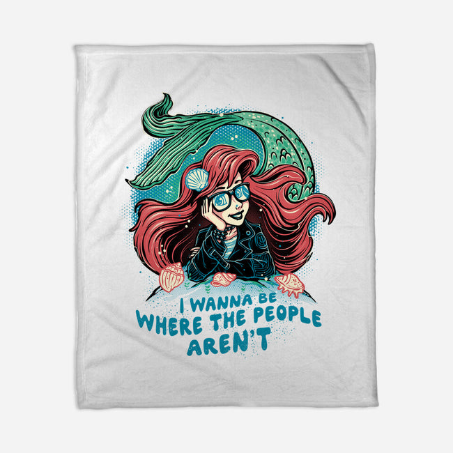 I Wanna Be Where The People Aren't-None-Fleece-Blanket-glitchygorilla