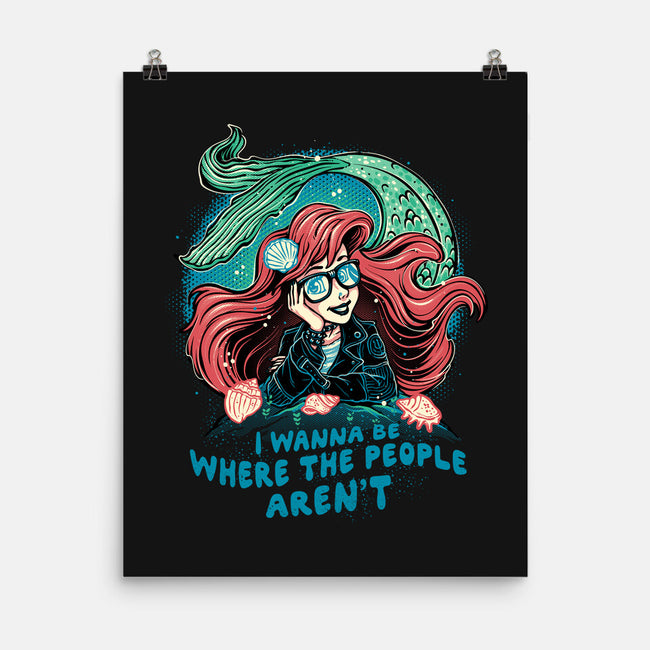 I Wanna Be Where The People Aren't-None-Matte-Poster-glitchygorilla