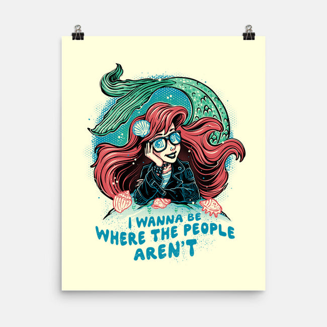 I Wanna Be Where The People Aren't-None-Matte-Poster-glitchygorilla