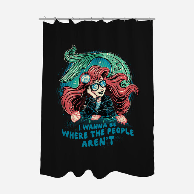 I Wanna Be Where The People Aren't-None-Polyester-Shower Curtain-glitchygorilla