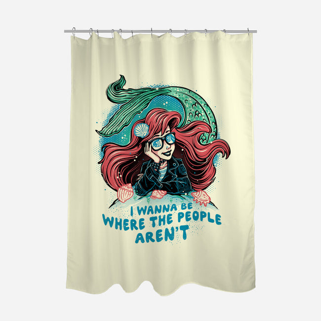 I Wanna Be Where The People Aren't-None-Polyester-Shower Curtain-glitchygorilla