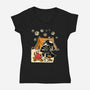Under Death Stars-Womens-V-Neck-Tee-imisko