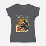 Under Death Stars-Womens-V-Neck-Tee-imisko