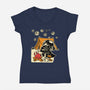 Under Death Stars-Womens-V-Neck-Tee-imisko