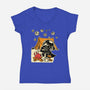 Under Death Stars-Womens-V-Neck-Tee-imisko