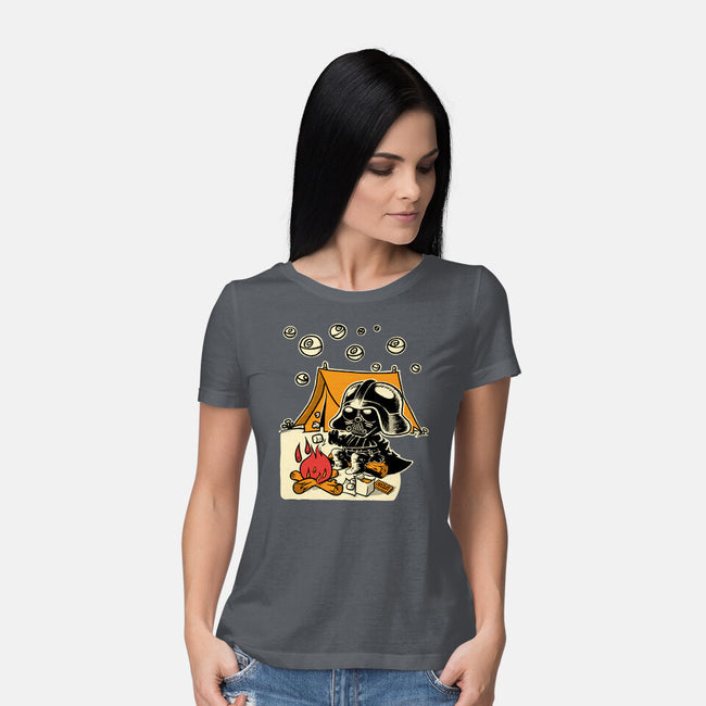 Under Death Stars-Womens-Basic-Tee-imisko