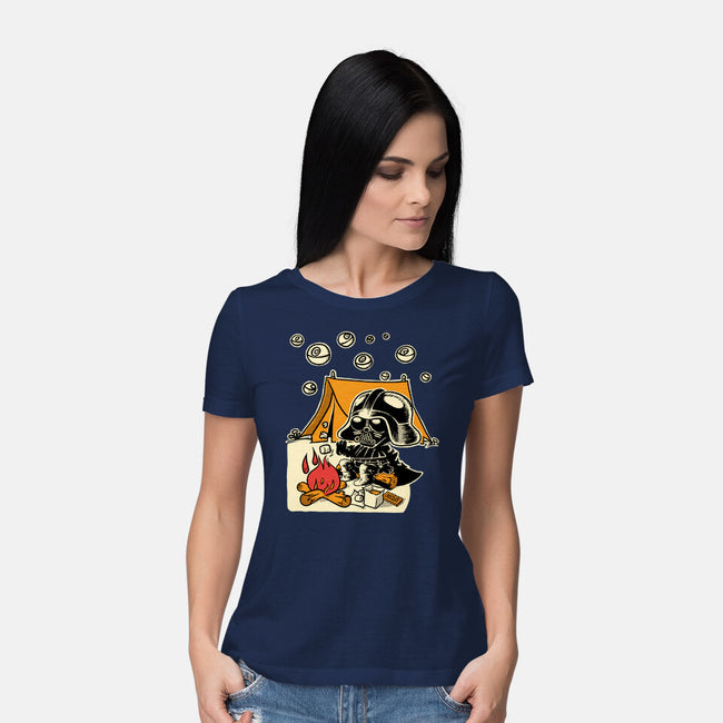 Under Death Stars-Womens-Basic-Tee-imisko