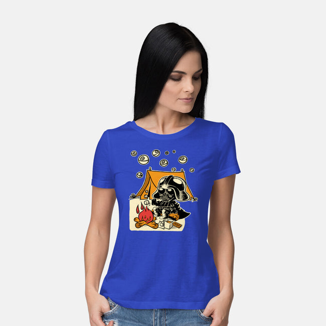 Under Death Stars-Womens-Basic-Tee-imisko