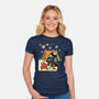 Under Death Stars-Womens-Fitted-Tee-imisko