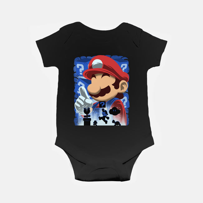 Classic Blue Jumpman-Baby-Basic-Onesie-rmatix