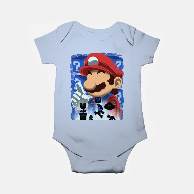 Classic Blue Jumpman-Baby-Basic-Onesie-rmatix
