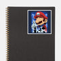 Classic Blue Jumpman-None-Glossy-Sticker-rmatix