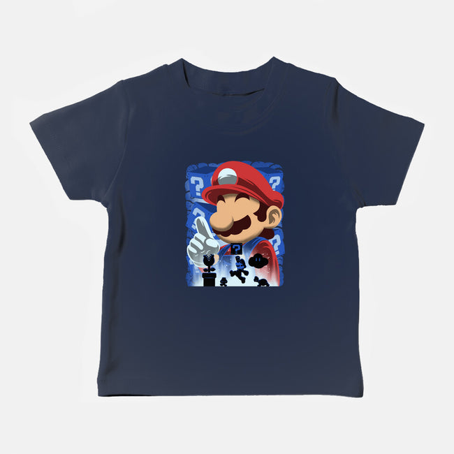 Classic Blue Jumpman-Baby-Basic-Tee-rmatix