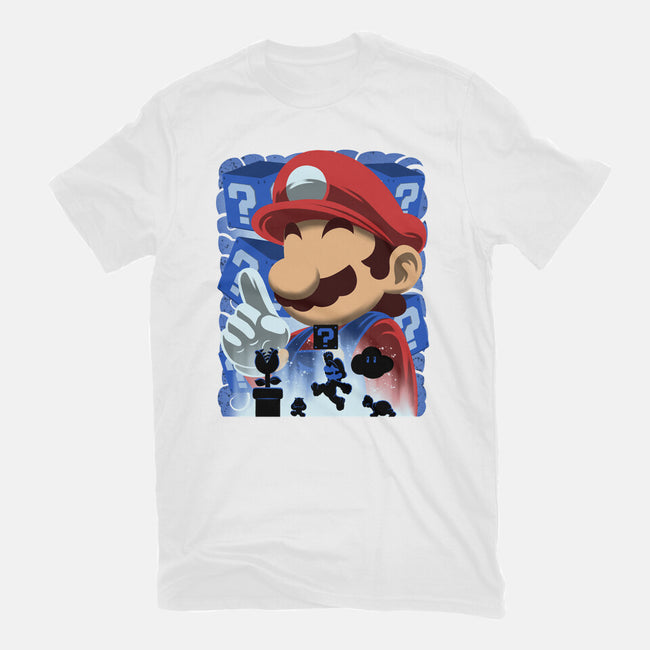 Classic Blue Jumpman-Unisex-Basic-Tee-rmatix