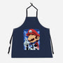 Classic Blue Jumpman-Unisex-Kitchen-Apron-rmatix