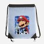 Classic Blue Jumpman-None-Drawstring-Bag-rmatix