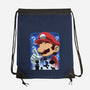 Classic Blue Jumpman-None-Drawstring-Bag-rmatix