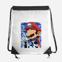 Classic Blue Jumpman-None-Drawstring-Bag-rmatix