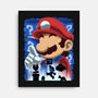 Classic Blue Jumpman-None-Stretched-Canvas-rmatix