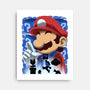 Classic Blue Jumpman-None-Stretched-Canvas-rmatix