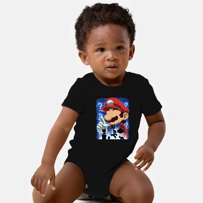 Classic Blue Jumpman-Baby-Basic-Onesie-rmatix