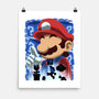 Classic Blue Jumpman-None-Matte-Poster-rmatix
